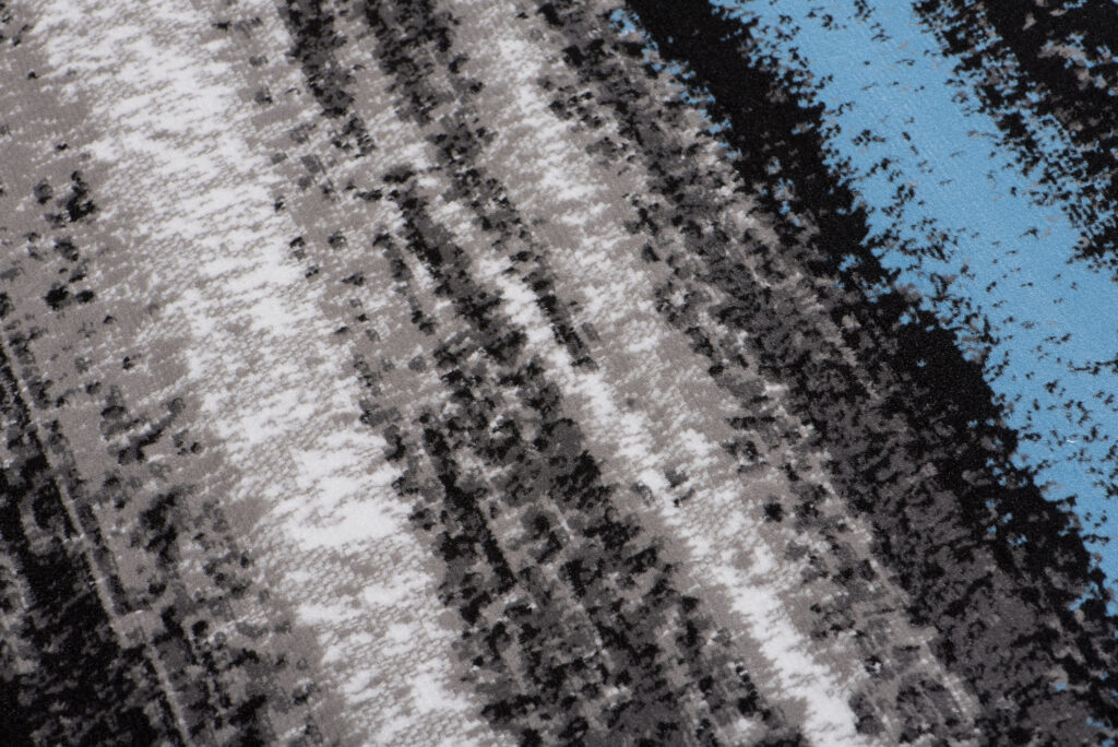 Vloerkleed Maya Grijs Blauw Strepen