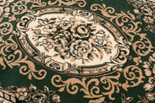 Vloerkleed Atlas Groen CremeTraditioneel Ornamenten