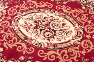 Vloerkleed Atlas Rood Creme Traditioneel Ornamenten