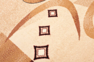 Vloerkleed Atlas Beige Bruin Geometrisch Abstract