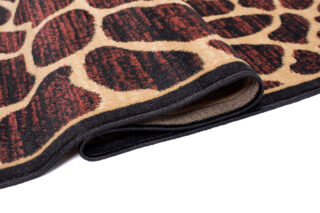 Vloerkleed Atlas Bruin Beige Dierenmotief Giraffe