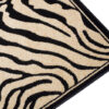 Vloerkleed Atlas Zwart Creme Dierenmotief Zebra