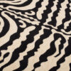 Vloerkleed Atlas Zwart Creme Dierenmotief Zebra