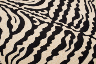Vloerkleed Atlas Zwart Creme Dierenmotief Zebra