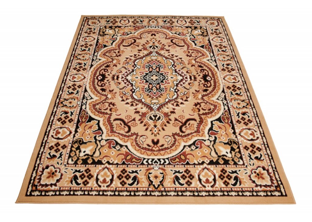 Vloerkleed Atlas Beige Bruin Traditioneel Medaillon