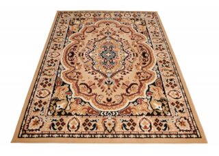 Vloerkleed Atlas Beige Bruin Traditioneel Medaillon