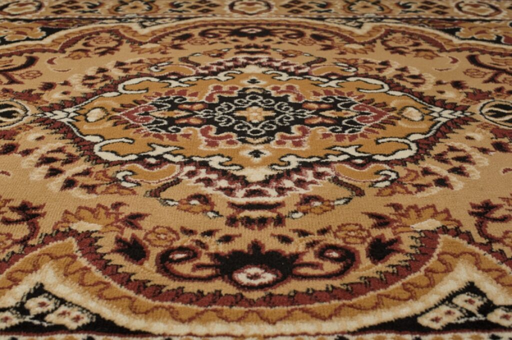 Vloerkleed Atlas Beige Bruin Traditioneel Medaillon