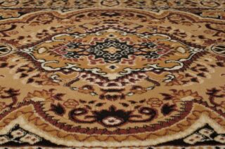 Vloerkleed Atlas Beige Bruin Traditioneel Medaillon