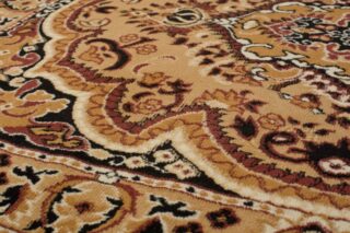 Vloerkleed Atlas Beige Bruin Traditioneel Medaillon