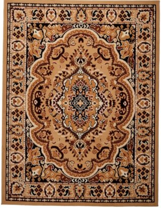 Vloerkleed Atlas Beige Bruin Traditioneel Medaillon