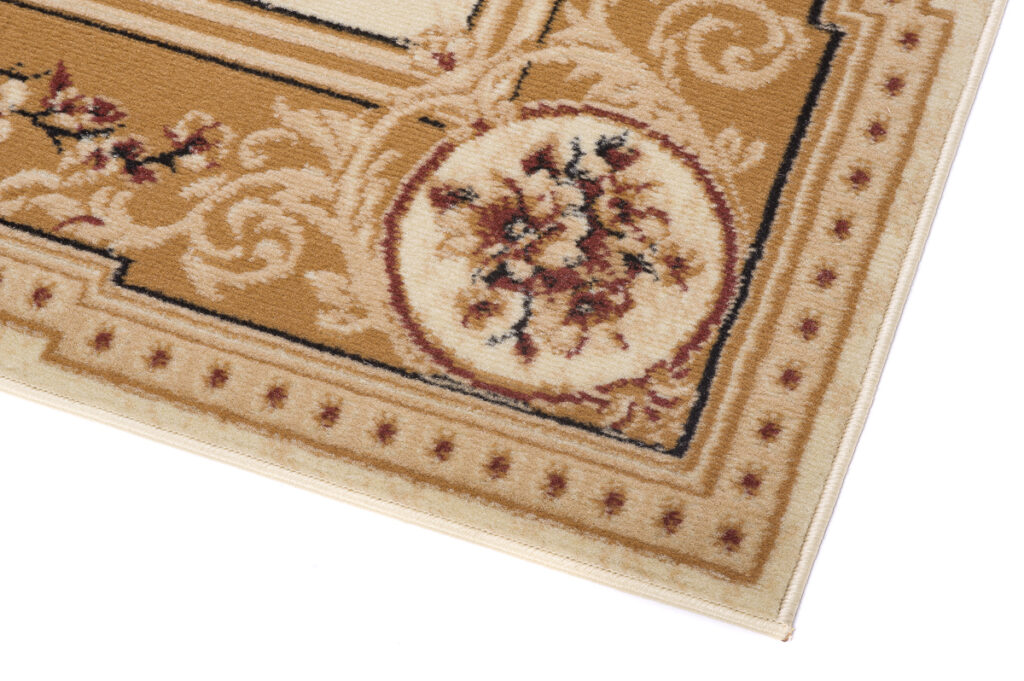 Vloerkleed Atlas Creme Beige Traditioneel Medaillon