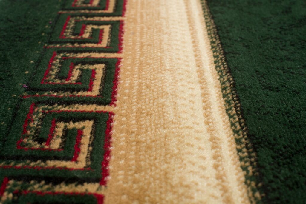 Vloerkleed Atlas Groen Beige Klassiek Frame