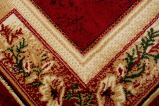 Vloerkleed Atlas Rood Beige Klassiek Frame