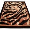 Vloerkleed Atlas Bruin Beige Dierenmotief Tijger