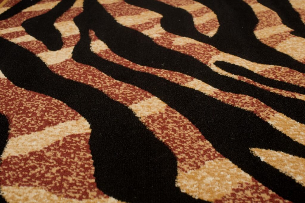 Vloerkleed Atlas Bruin Beige Dierenmotief Tijger