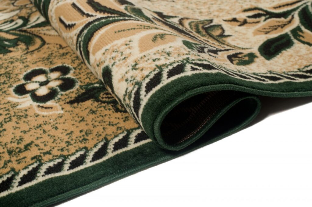 Vloerkleed Atlas Beige Groen Modern Gebloemd