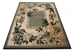 Vloerkleed Atlas Beige Groen Modern Gebloemd