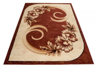 Vloerkleed Atlas Bruin Beige Klassiek Gebloemd