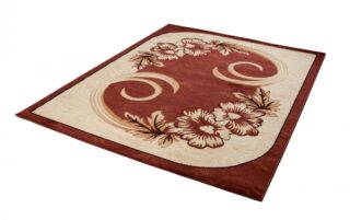 Vloerkleed Atlas Bruin Beige Klassiek Gebloemd