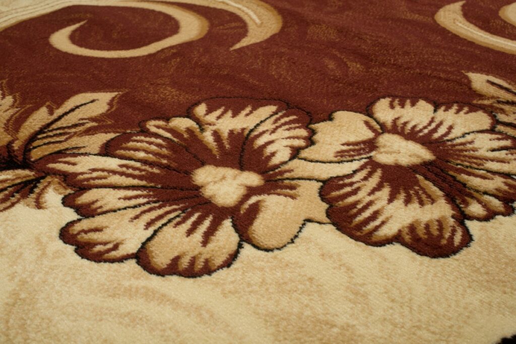 Vloerkleed Atlas Bruin Beige Klassiek Gebloemd