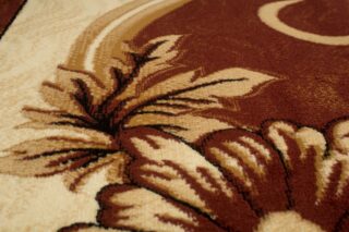 Vloerkleed Atlas Bruin Beige Klassiek Gebloemd