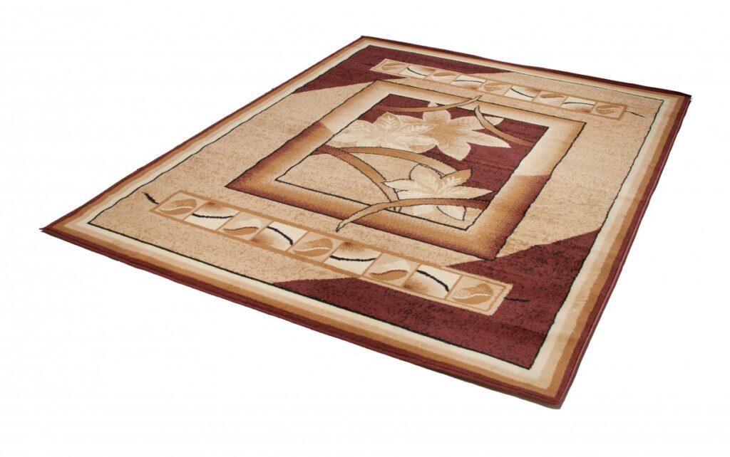 Vloerkleed Atlas Beige Bruin Geometrisch Gebloemd