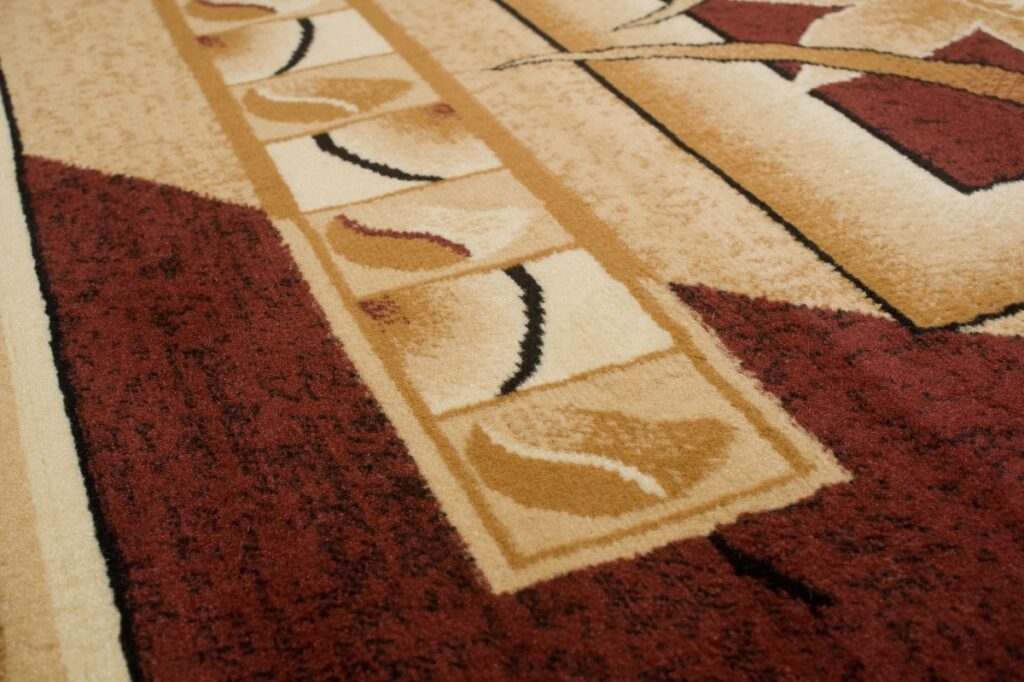 Vloerkleed Atlas Beige Bruin Geometrisch Gebloemd