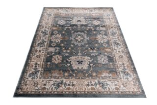 Vloerkleed Colorado Klassiek Blauw Beige Frame