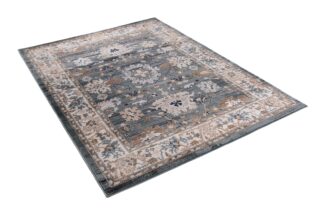 Vloerkleed Colorado Klassiek Blauw Beige Frame