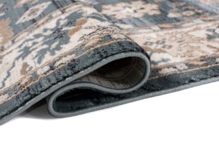 Vloerkleed Colorado Klassiek Blauw Beige Frame