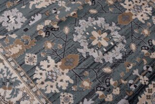 Vloerkleed Colorado Klassiek Blauw Beige Frame