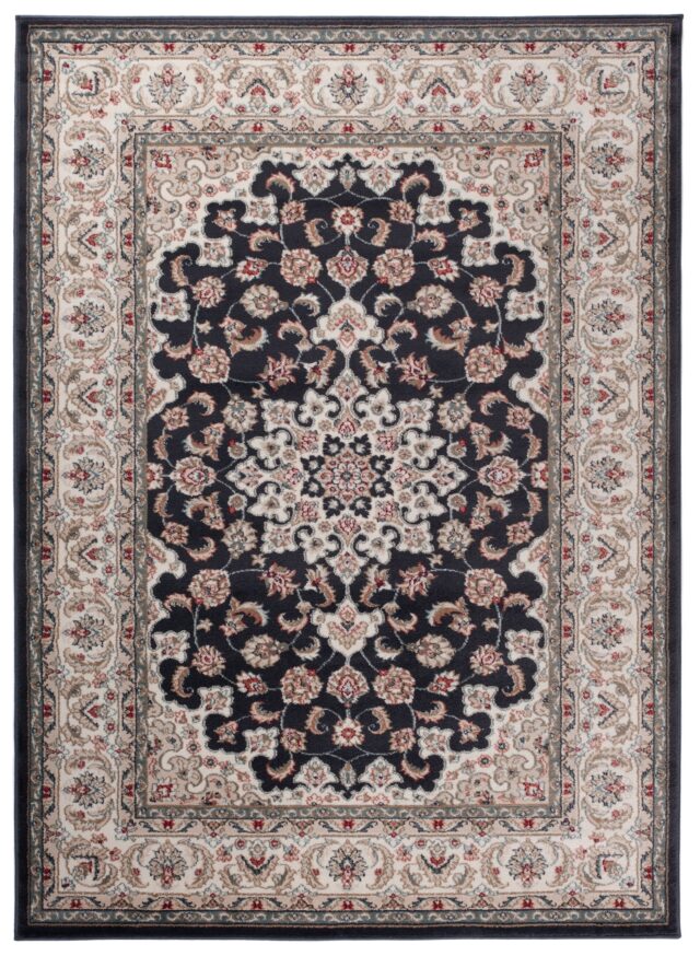 Vloerkleed Colorado Zwart Creme Rood Traditioneel
