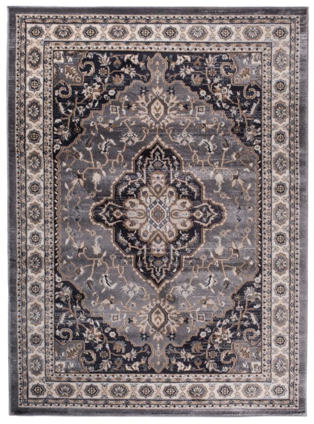 Vloerkleed Colorado Traditioneel Grijs Creme Ornamenten