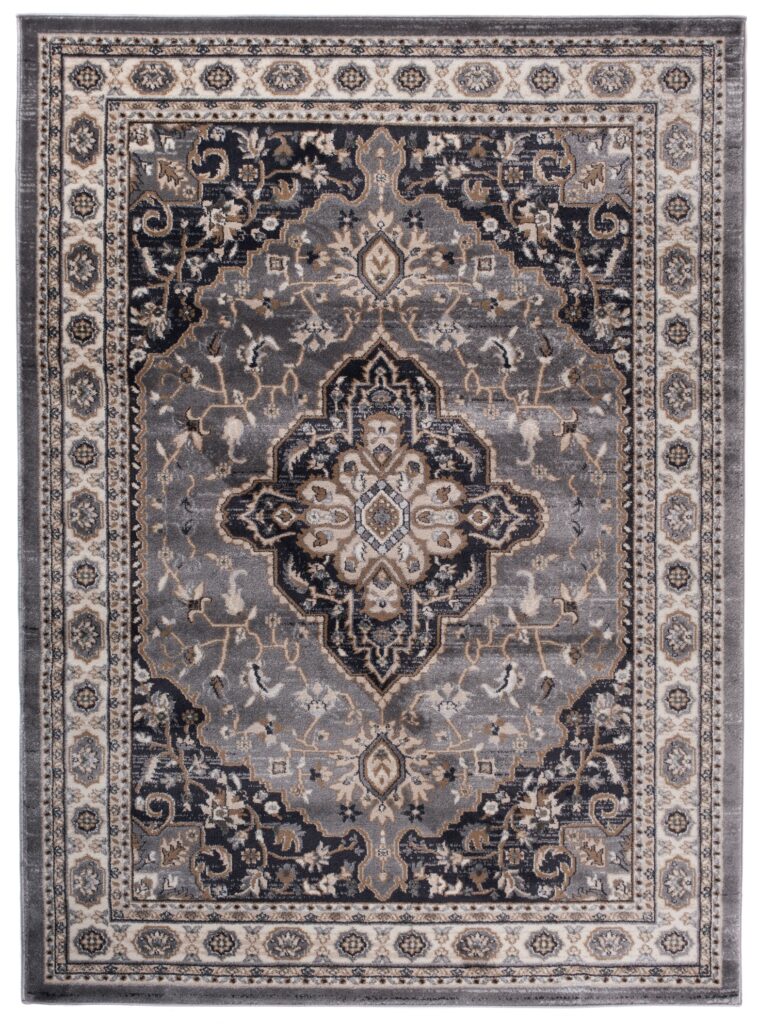 Vloerkleed Colorado Traditioneel Grijs Creme Ornamenten