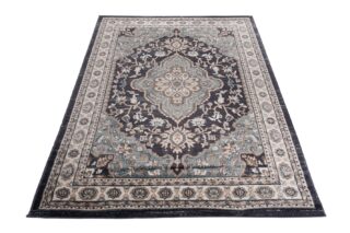 Vloerkleed Colorado Traditioneel Zwart Blauw Ornamenten
