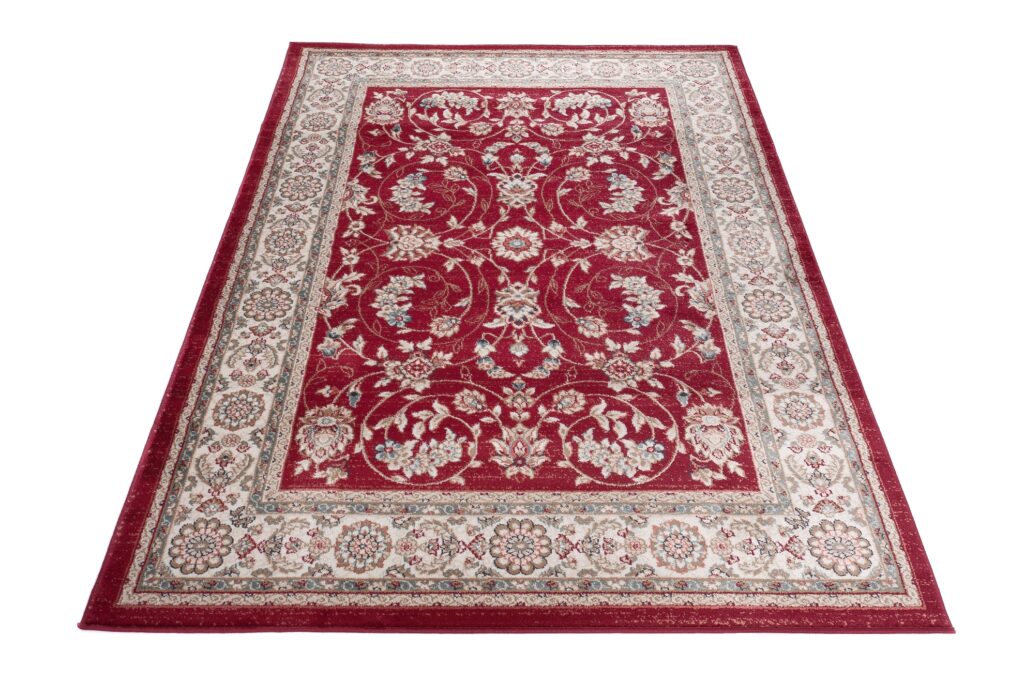 Vloerkleed Colorado Traditioneel Rood Creme Gebloemd