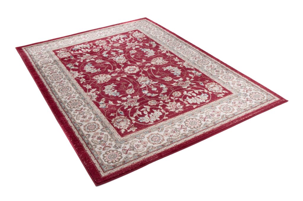 Vloerkleed Colorado Traditioneel Rood Creme Gebloemd