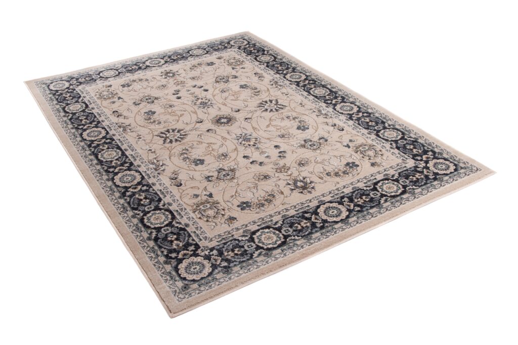 Vloerkleed Colorado Traditioneel Beige Zwart Gebloemd