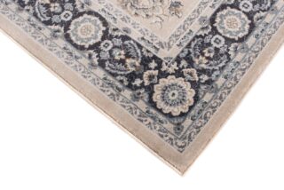 Vloerkleed Colorado Traditioneel Beige Zwart Gebloemd