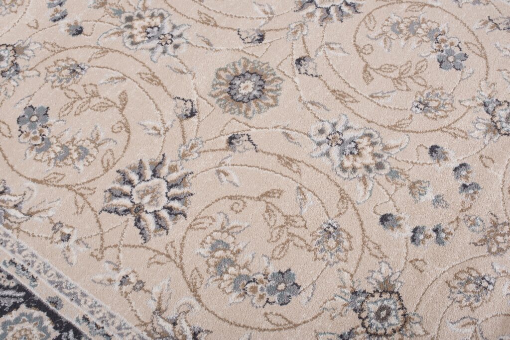 Vloerkleed Colorado Traditioneel Beige Zwart Gebloemd