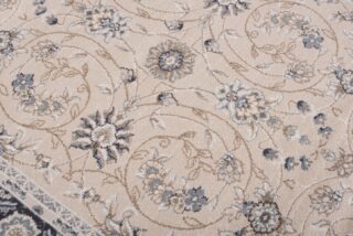 Vloerkleed Colorado Traditioneel Beige Zwart Gebloemd