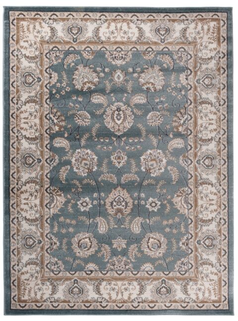 Vloerkleed Colorado Klassiek Blauw Beige Ornamenten