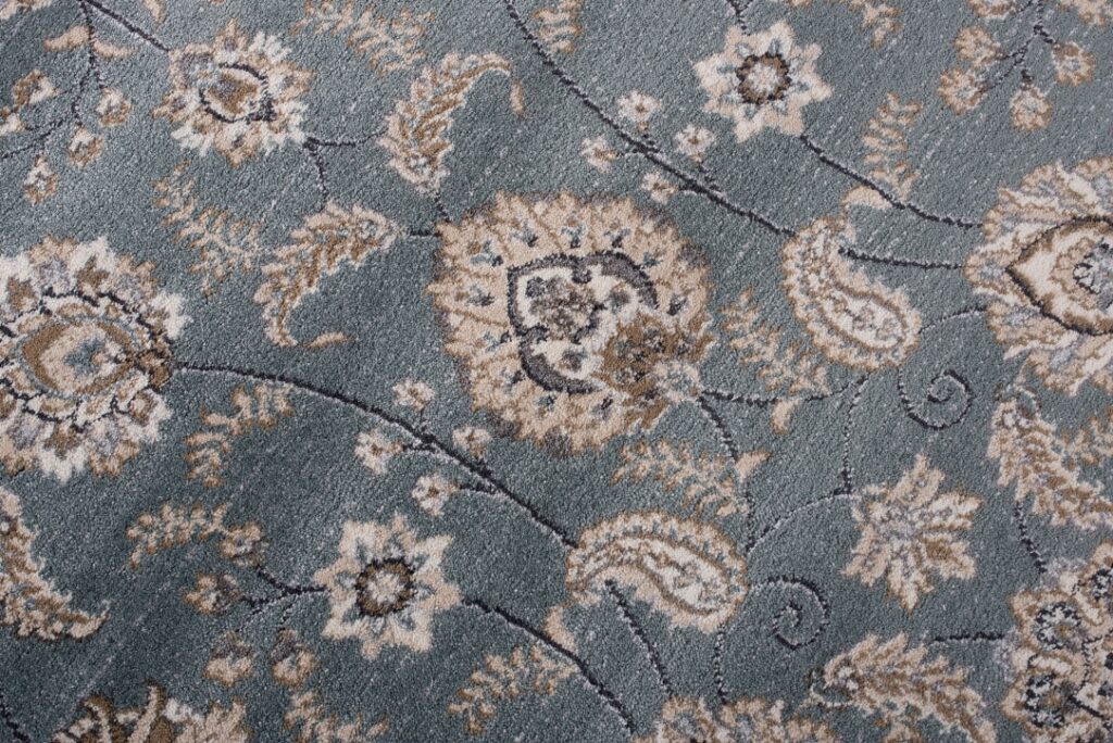 Vloerkleed Colorado Klassiek Blauw Beige Ornamenten