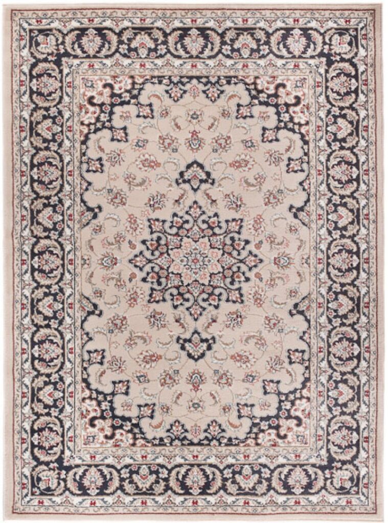Vloerkleed Colorado Beige Zwart Rood Traditioneel