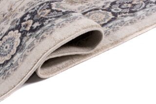 Vloerkleed Colorado Traditioneel Creme Zwart Gebloemd