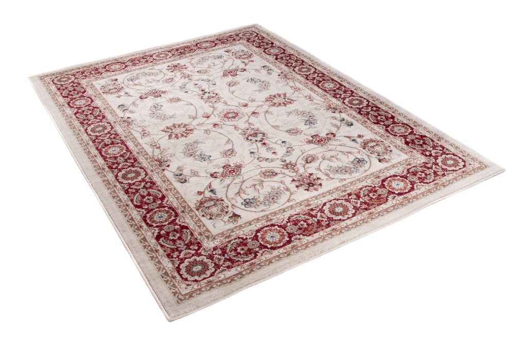 Vloerkleed Colorado Traditioneel Creme Rood Gebloemd