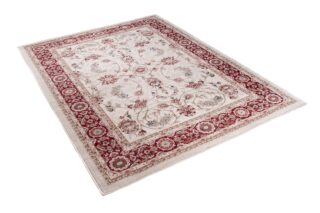 Vloerkleed Colorado Traditioneel Creme Rood Gebloemd