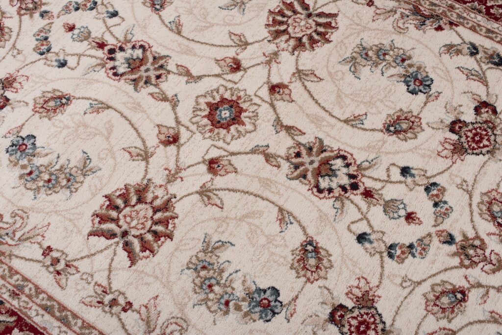 Vloerkleed Colorado Traditioneel Creme Rood Gebloemd