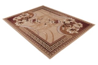 Vloerkleed Atlas Beige Bruin Klassiek Gebloemd