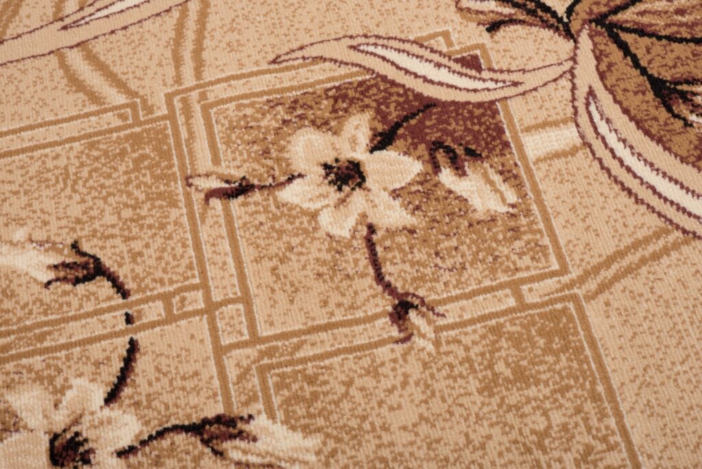 Vloerkleed Atlas Beige Bruin Klassiek Gebloemd